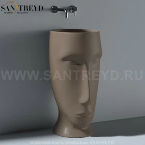 474088 Напольная раковина стоящая круглая Kerasan Artwork