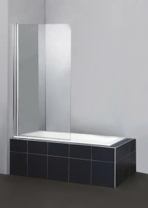 Шторка на ванну BelBagno SELA-V-1-80/140-Ch-Cr-L (левая)