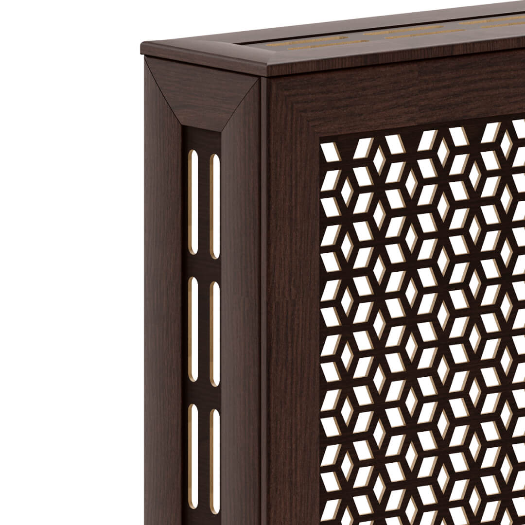 Экран для радиатора 60х60 см Илона венге STELLA Standart STSR-1161