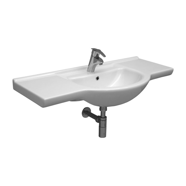 1546  1546 Умывальник с половинной столешницей 105x48см Eca  - Вид №1