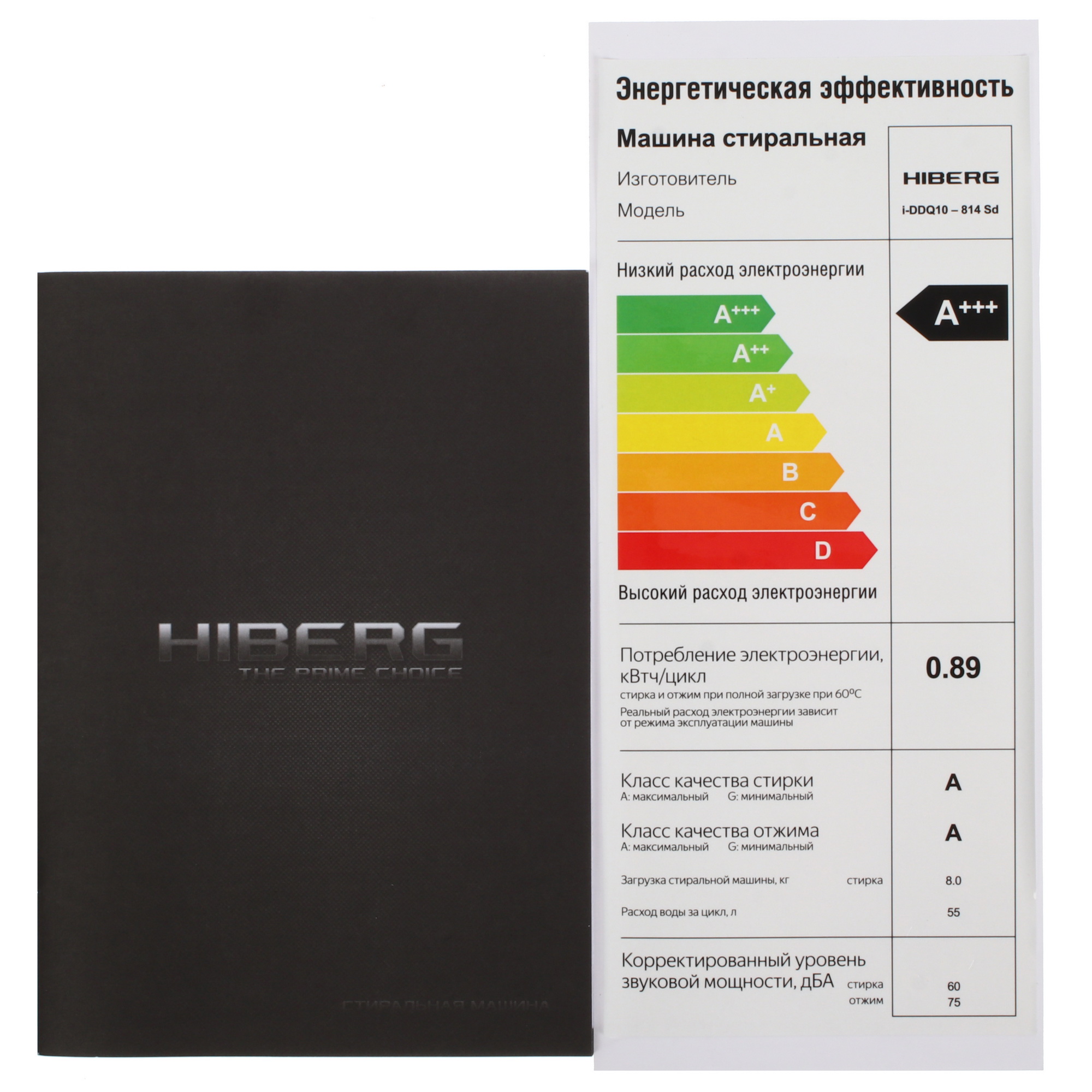 9238387 Стиральная машина HIBERG i-DDQ10 - 814 Sd серый STDN-0078280 - Вид №12