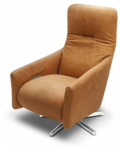 Rossini Sofas Мягкое кожаное кресло с откидной спинкой