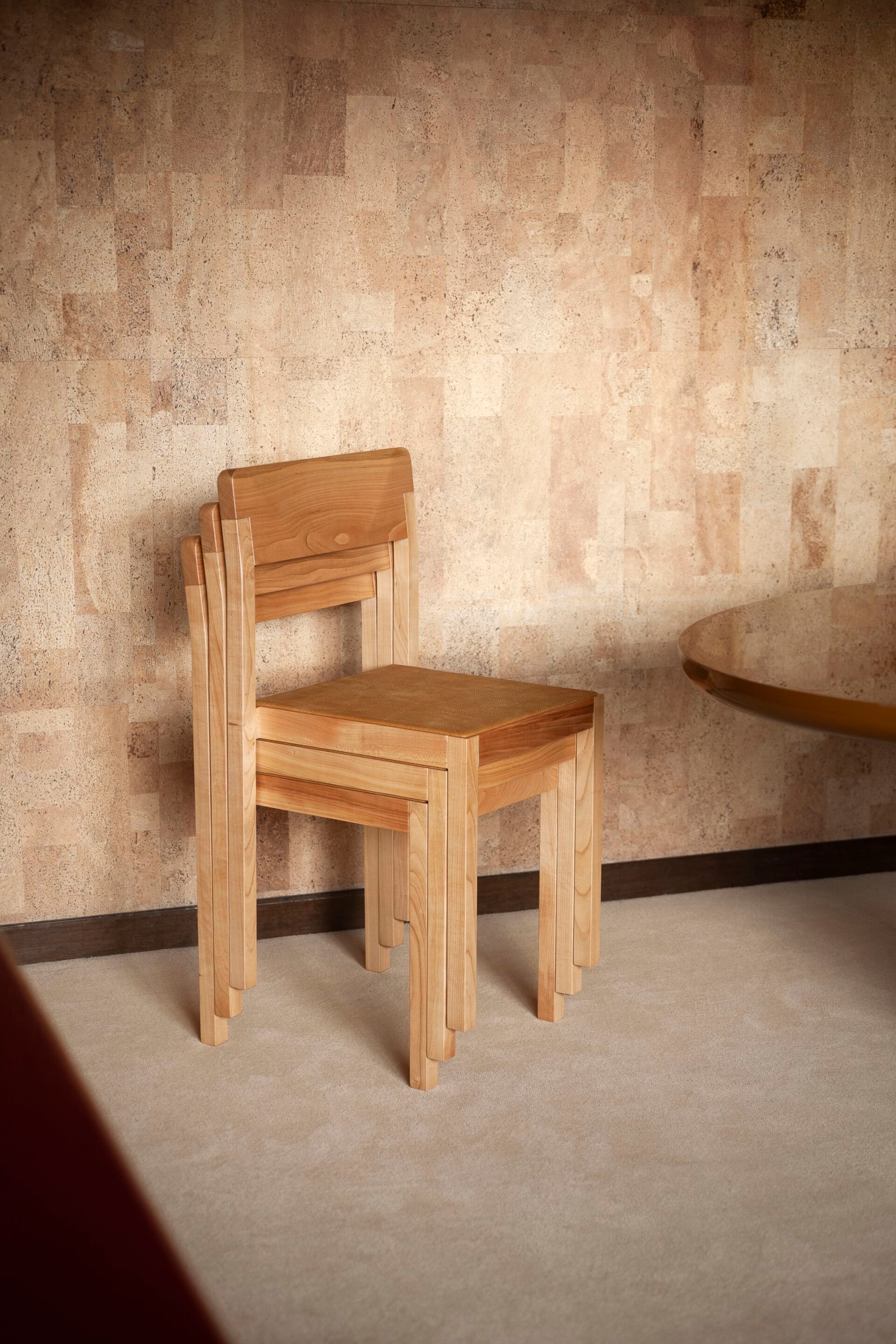 Деревянный штабелируемый стул Tacchini Klotski ARCH-00118846 - Вид №5