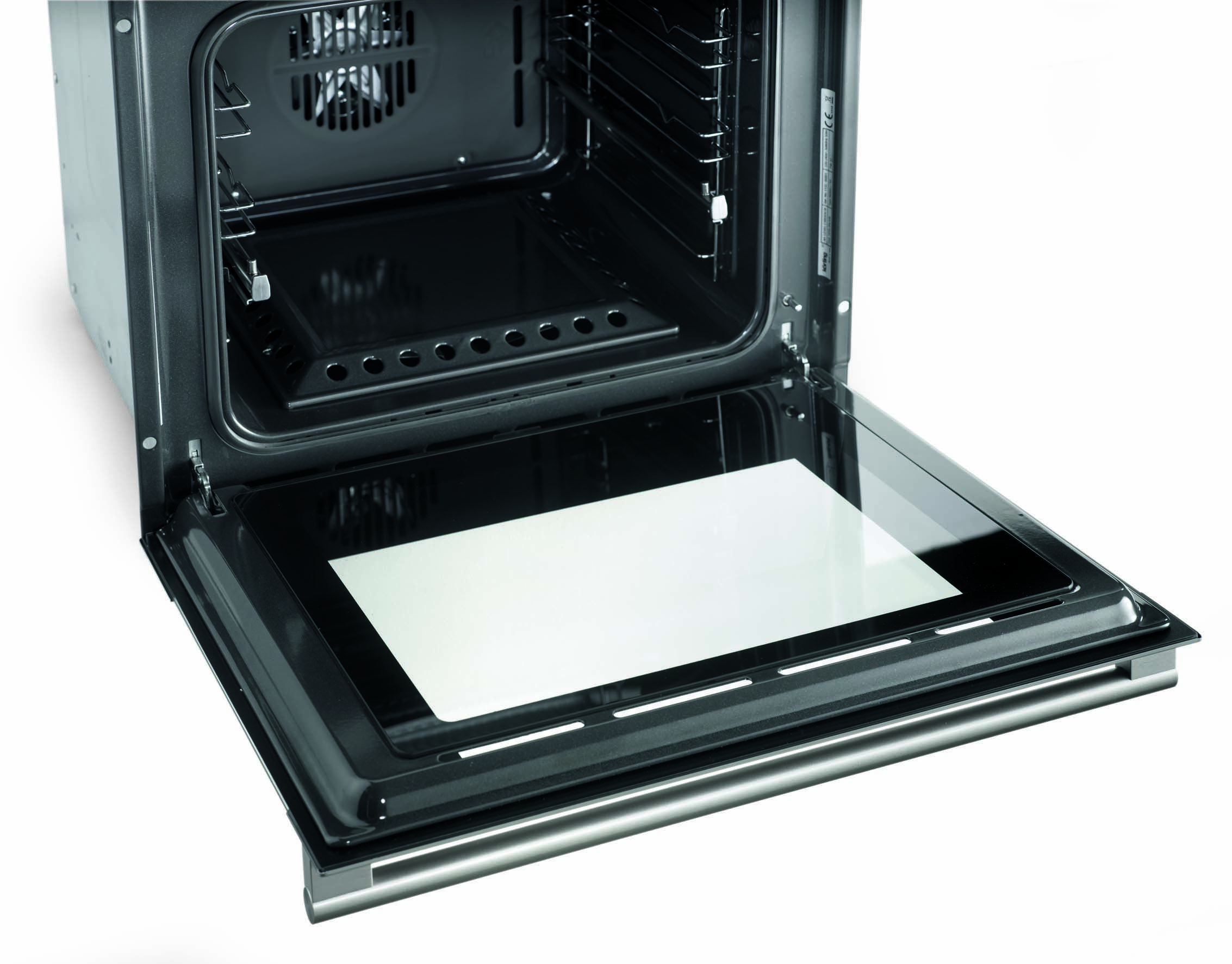 OGG 771 CFX Встраиваемые газовые духовки / газ, crystal, 59.7 х 59.6 x 56.5, газовая, газовый гриль, конвекция, дисплей cold white с сенсорным управлением, газ-контроль, электроподжиг, телескопические направляющие на 1 уровне, нержавеющая сталь Korting Ko Santreyd  - Вид №1