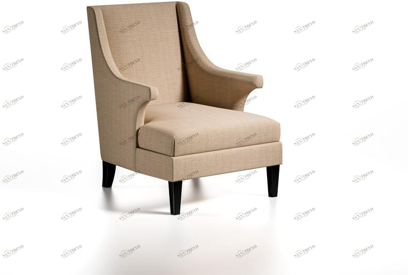 Caroti Кресло из ткани с подлокотниками Via montenapoleone 2034 