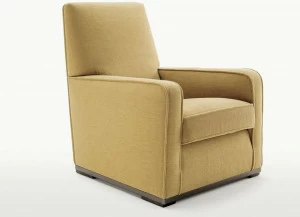 Maxalto Кресло с обивкой из ткани с подлокотниками Imprimatur