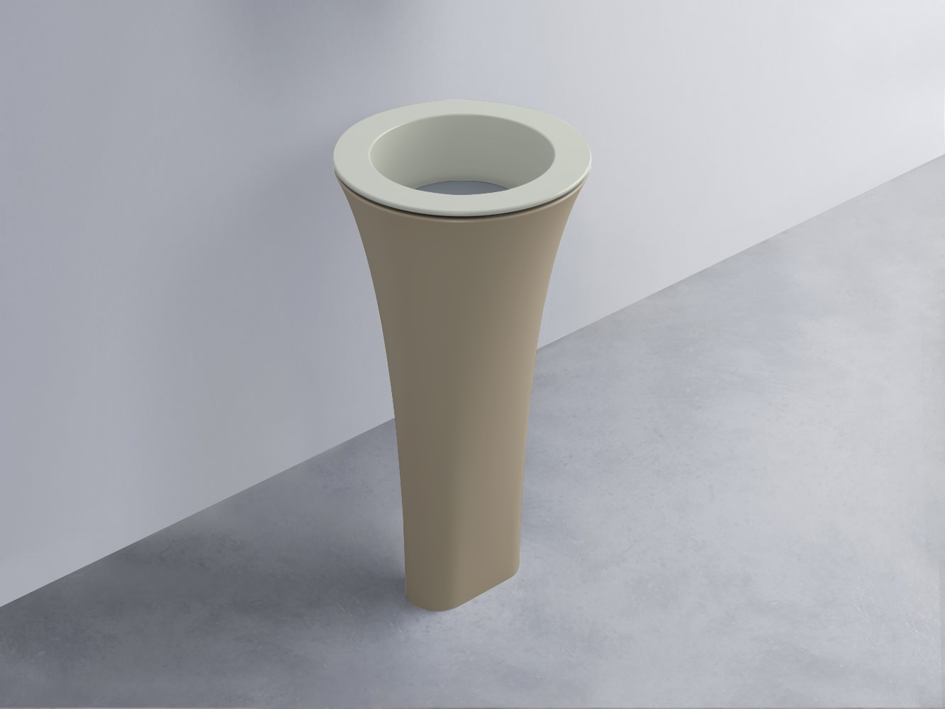 AMLA45-PM+AMPILT-BR+AMCOLT-AV Раковина Amedeo Tondo отдельностоящая cielo Enjoy + Amedeo Ceramica Cielo