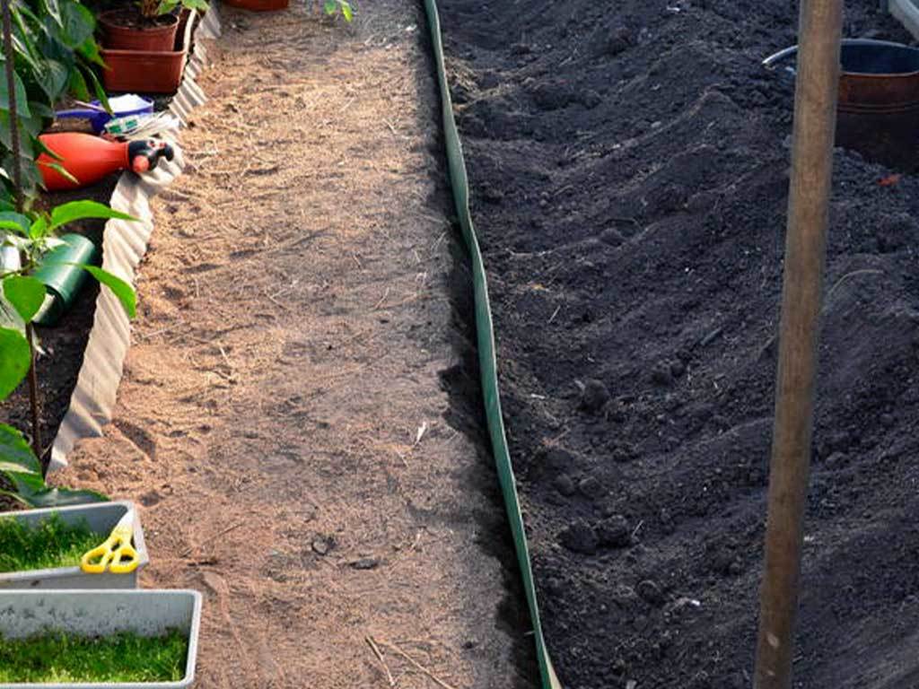 Лента бордюрная 250 мм x 10 м, 2 мм ГеоПластБорд GPBST-29 - Вид №2