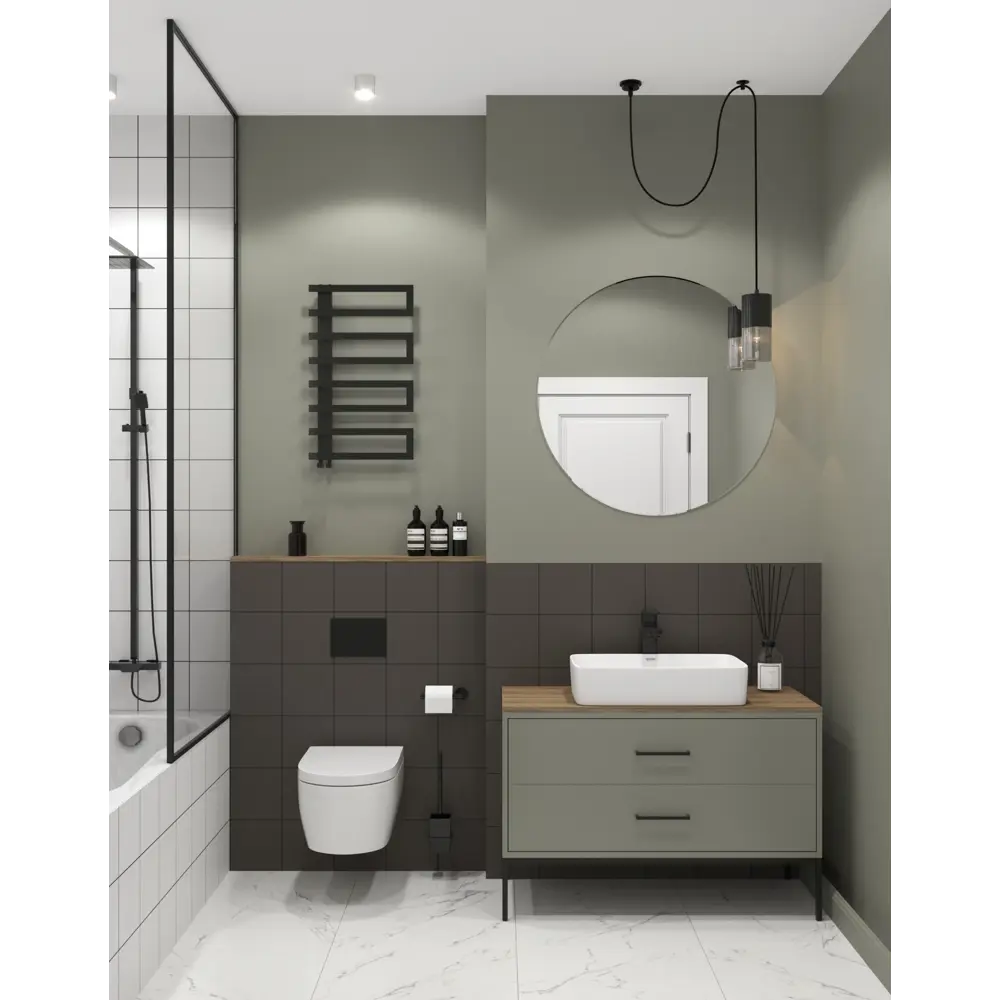 Настенная плитка Axima Вегас 20x20 см матовая темно-серый 89231582 STLM-0946376 - Вид №4