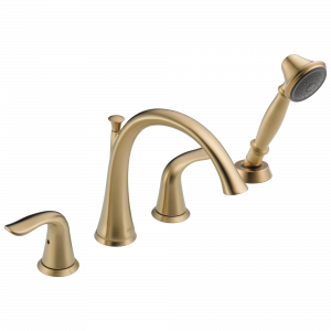 T4738-CZ Римская ванна с ручным душем Delta Faucet Lahara Шампанское бронза
