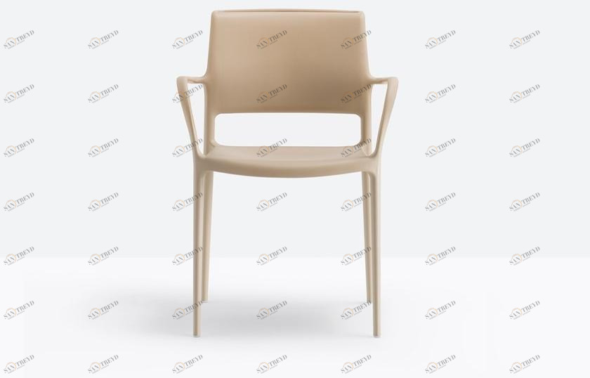 Pedrali Стул полипропиленовый с подлокотниками Ara sun-id-1409764