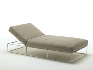 Шезлонг с откидной спинкой