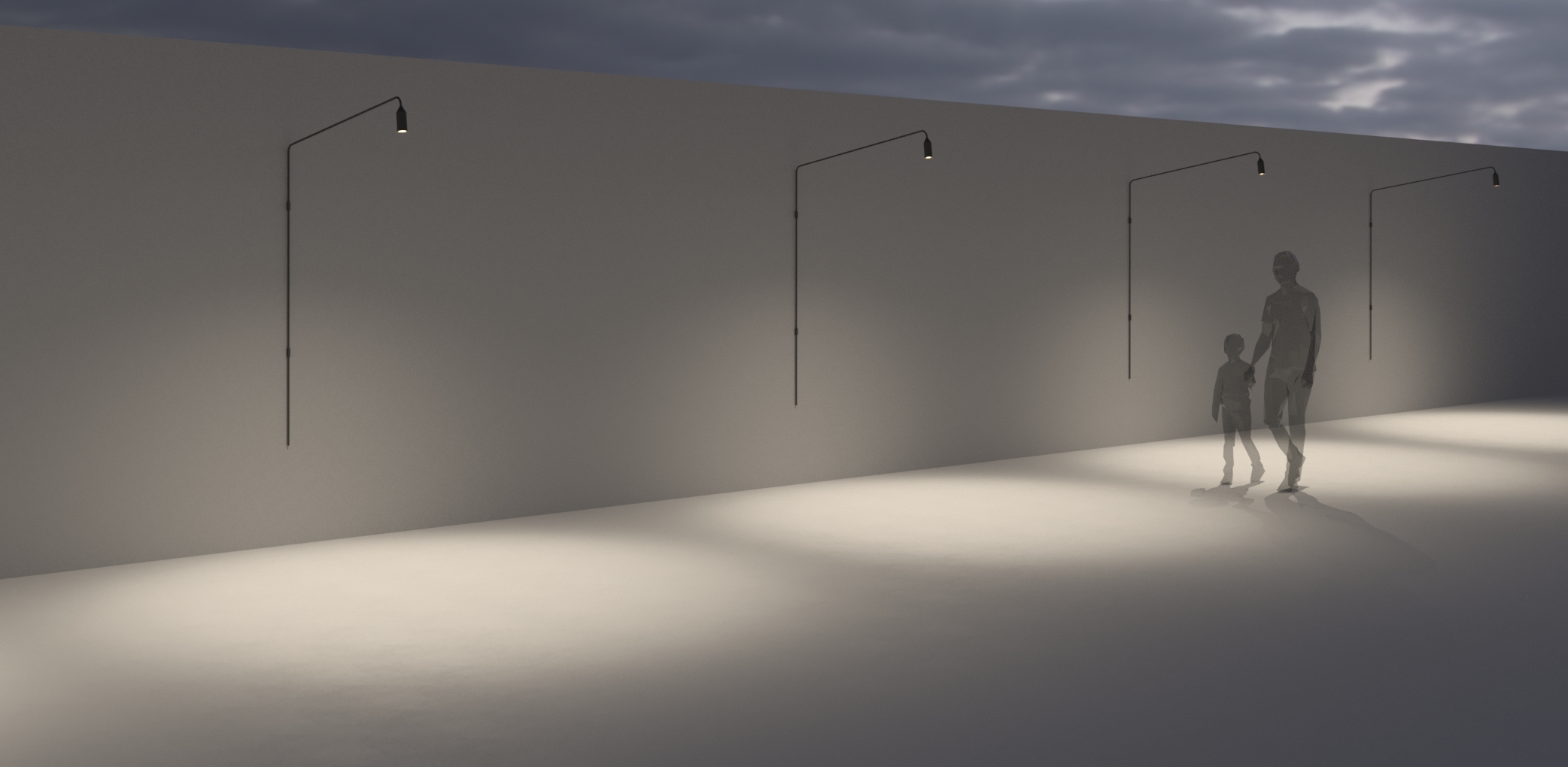 3010316 Подсветка стены Platek FLAMINGO 2.0 Applique  FLAMINGO 2.0 2160 mm - 1 COB 3000K 76°  - Вид №11