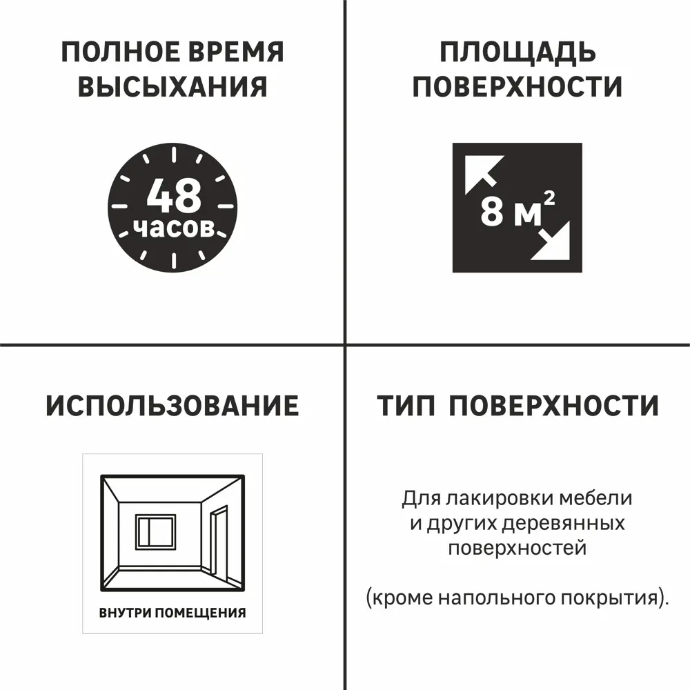 LUXENS Акриловый лак для стен и потолков цвет Тик 0,9 л 82607774 STLM-0031404 - Вид №3