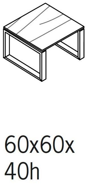 Bralco Основание стола с квадратными салазками из орехового дерева Loopy sun-id-1501356 - Вид №1