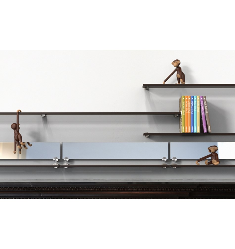 FROST Держатель зеркала 3 » 4 шт. почищенный Нержавеющая сталь Матовый N1932  - Вид №1