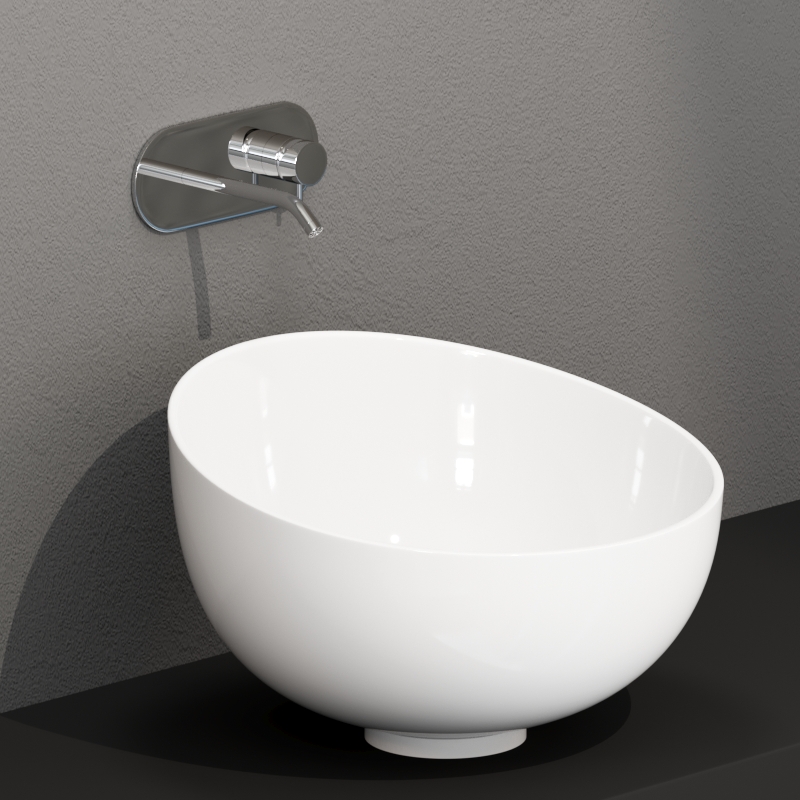 430401 Накладная раковина на столешницу  круглая Kerasan Outlet