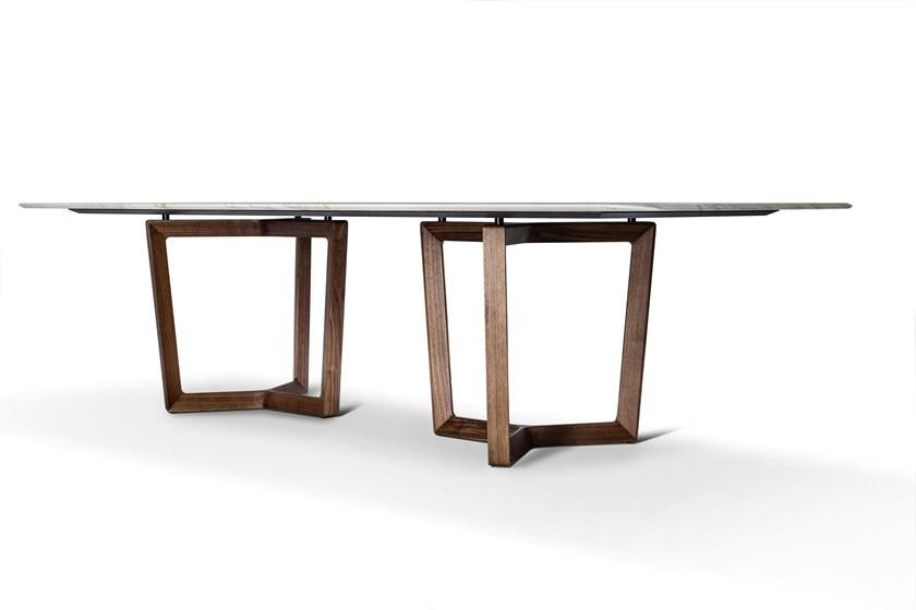 Poltrona Frau Прямоугольный стол из дерева и мрамора La collezione - tavoli e sedie sun-id-1362134 - Вид №5