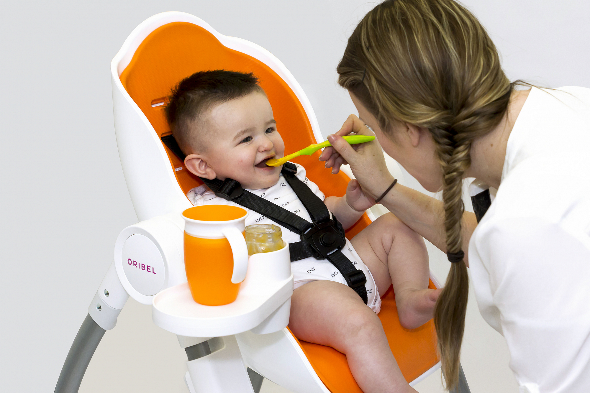 Стульчик для кормления Cocoon апельсиновый ORIBEL  322516 Оранжевый Santreyd  - Вид №2