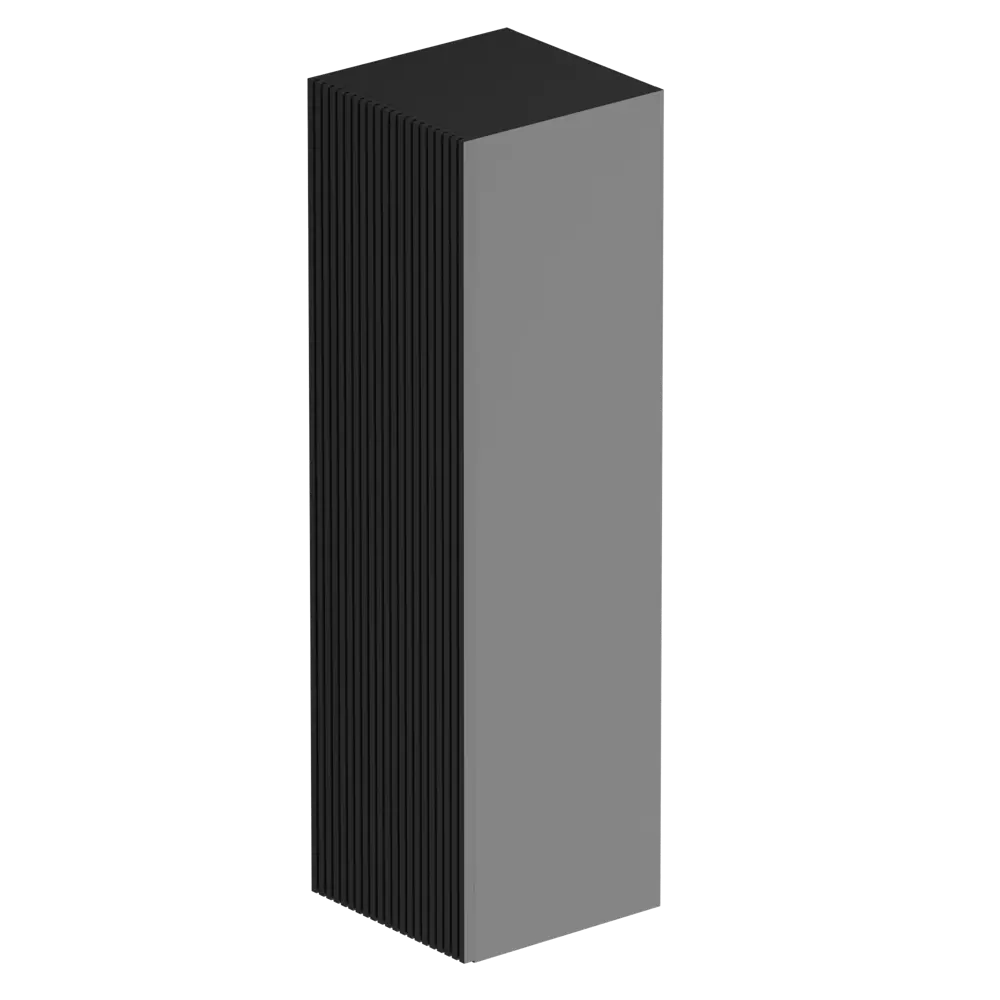 Пенал для ванной AM.PM Struktura — элегантное хранение в черном матовом исполнении 86811740 STLM-0071826