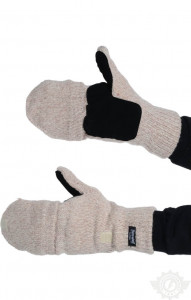 59812 Перчатки - варежки "Айсер" шерстяные со спилковыми накладками  Средства защиты рук  размер