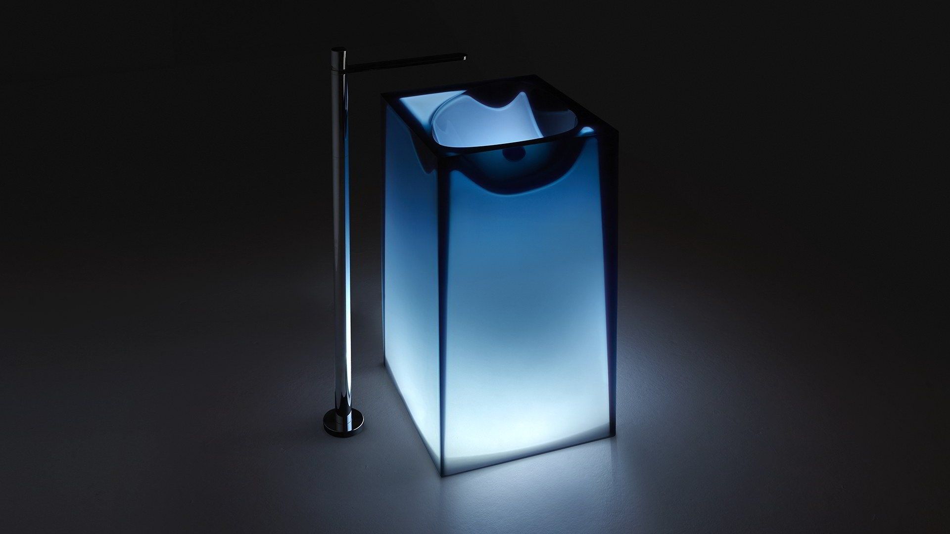 Отдельно стоящая раковина из Cristalmood® Antoniolupi ASTRO ARCH-00068302 - Вид №3