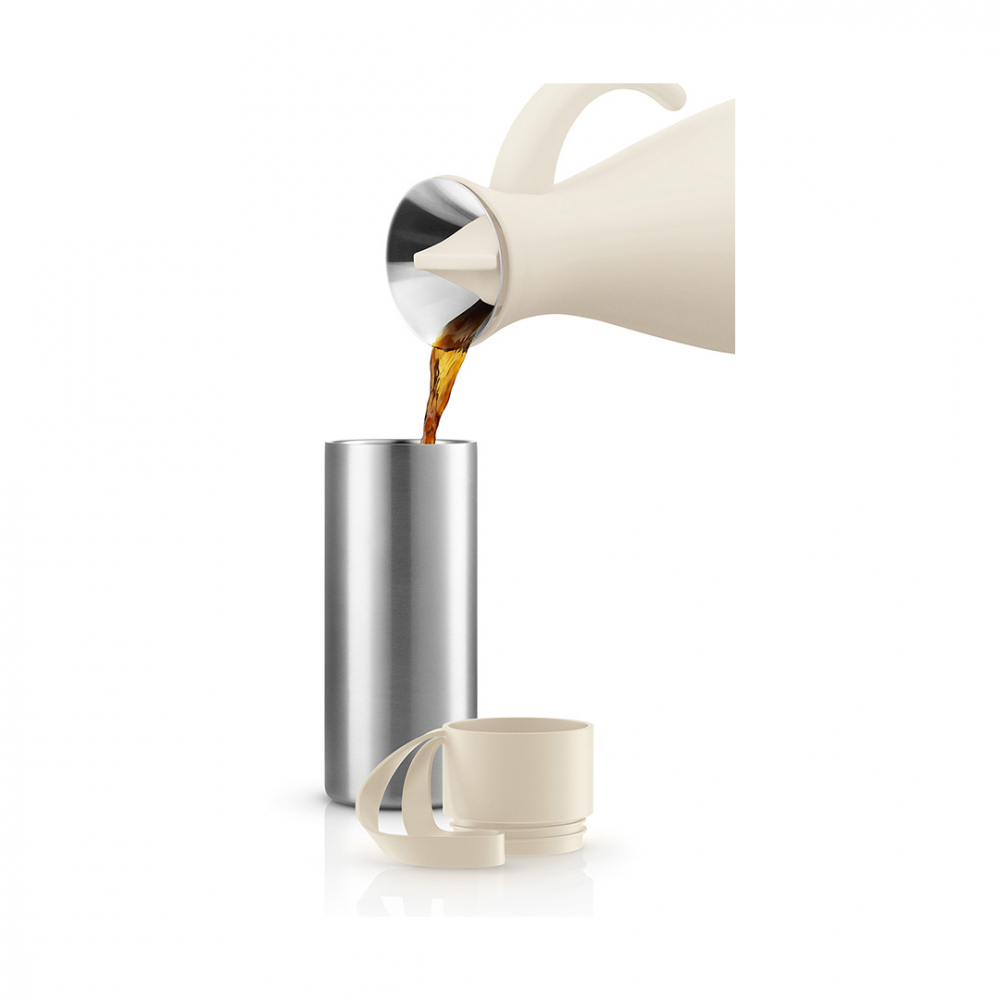 EVA SOLO 567058 Термос To Go, бежевый, 350 мл Нержавеющая сталь, силикон, пластик  - Вид №3