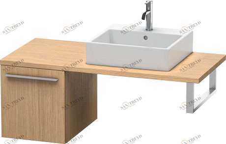 XL543105252 Шкафчик для консоли X-Large #XL5431 400 x 548 мм Европейский дуб, декор Duravit