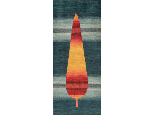 Прямоугольный шерстяной ковер