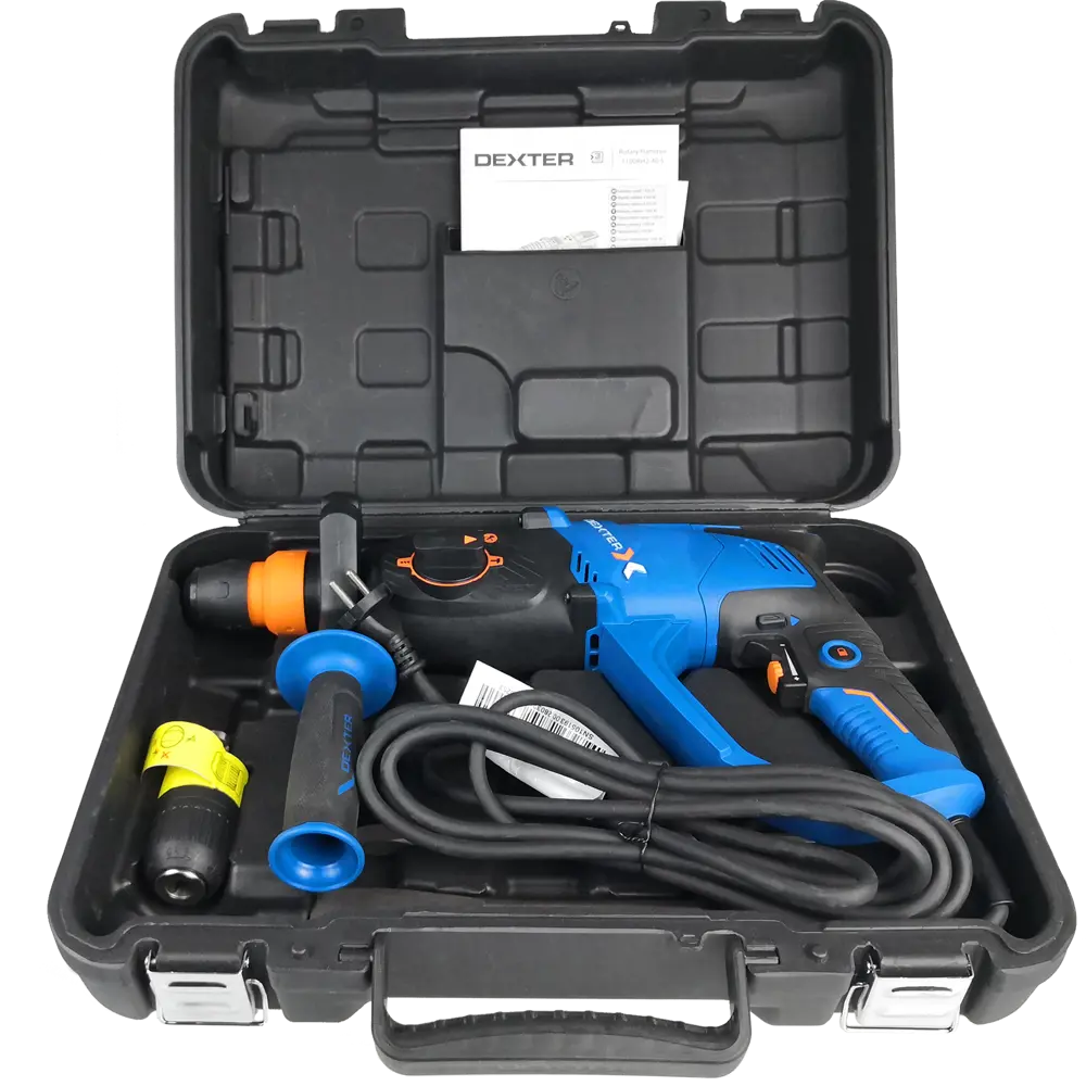 Перфоратор сетевой SDS-plus Dexter 5 1100RH2-40.5, 1100 Вт, 3.3 Дж STLM-2012062 - Вид №7