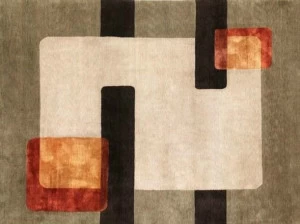 Deirdre Dyson Прямоугольный коврик ручной работы  04