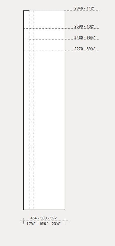 Шкаф на заказ Lema шкаф на сантиметр-качели ARCH-00096953 - Вид №12