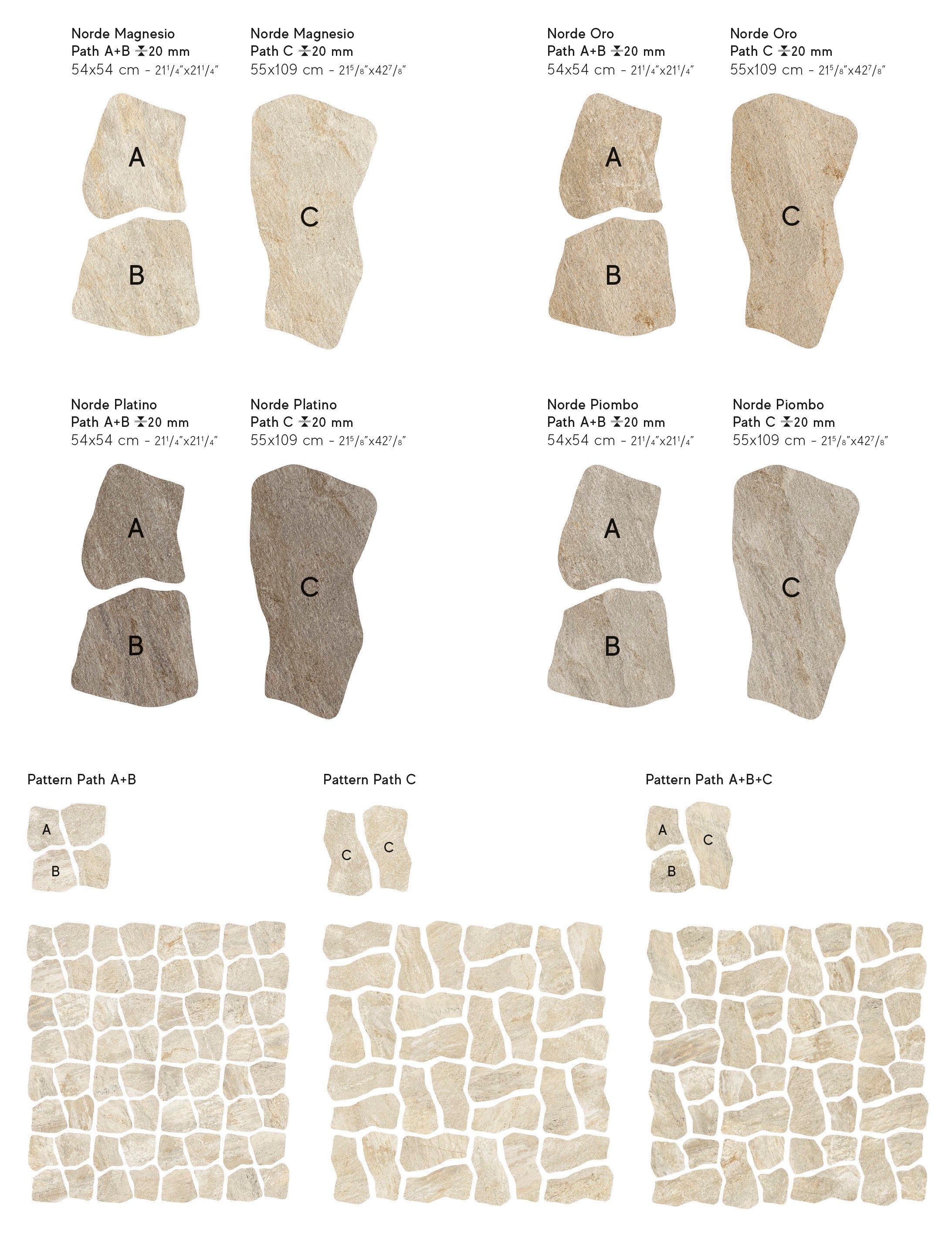 Пол / облицовка керамогранита с эффектом камня Atlas Concorde Norde ARCH-00026085 - Вид №235