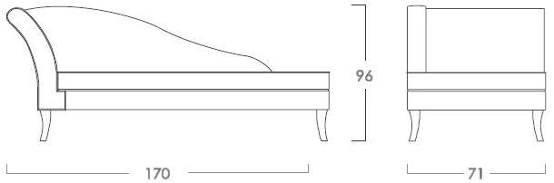 Jetclass Дормез из ткани  Jdm307  - Вид №1