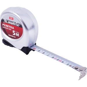 Рулетка Matrix Magnetic, с автостопом, 5 м х 19 мм 82130681 STLM-2071001