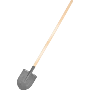 Лопата штыковая остроугольная Zaryapro с черенком