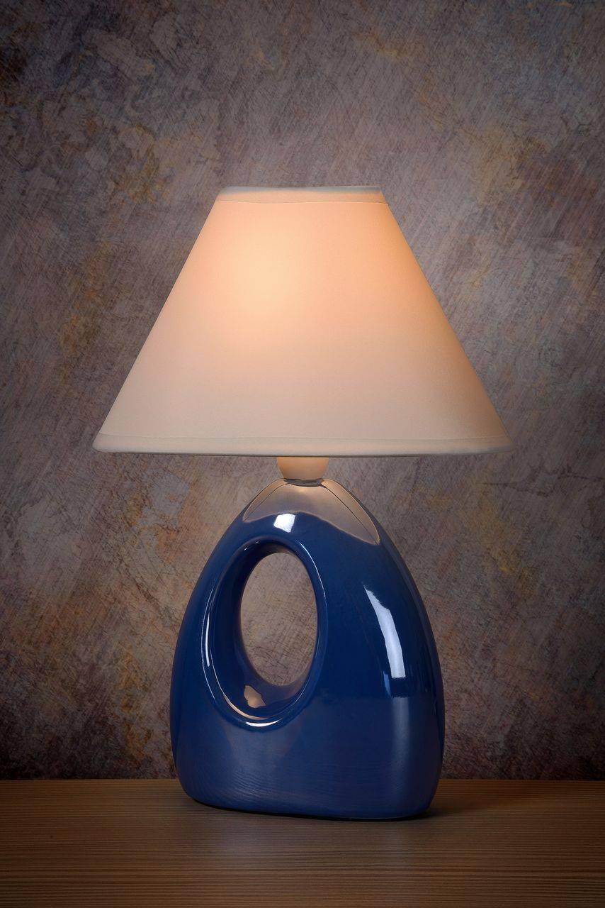 Настольная лампа Lucide Hoal 14558/81/35 LUCIDE ВАЗА 080225 Белый;синий  - Вид №1