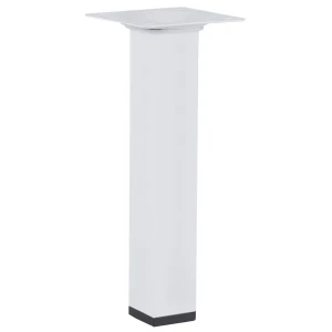 Ножка для мебели квадратная 25x25x200 мм металл белая 89380780 STLM-2103532