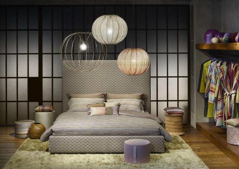 MissoniHome Двуспальная кровать с высоким изголовьем sun-id-1494569 - Вид №2