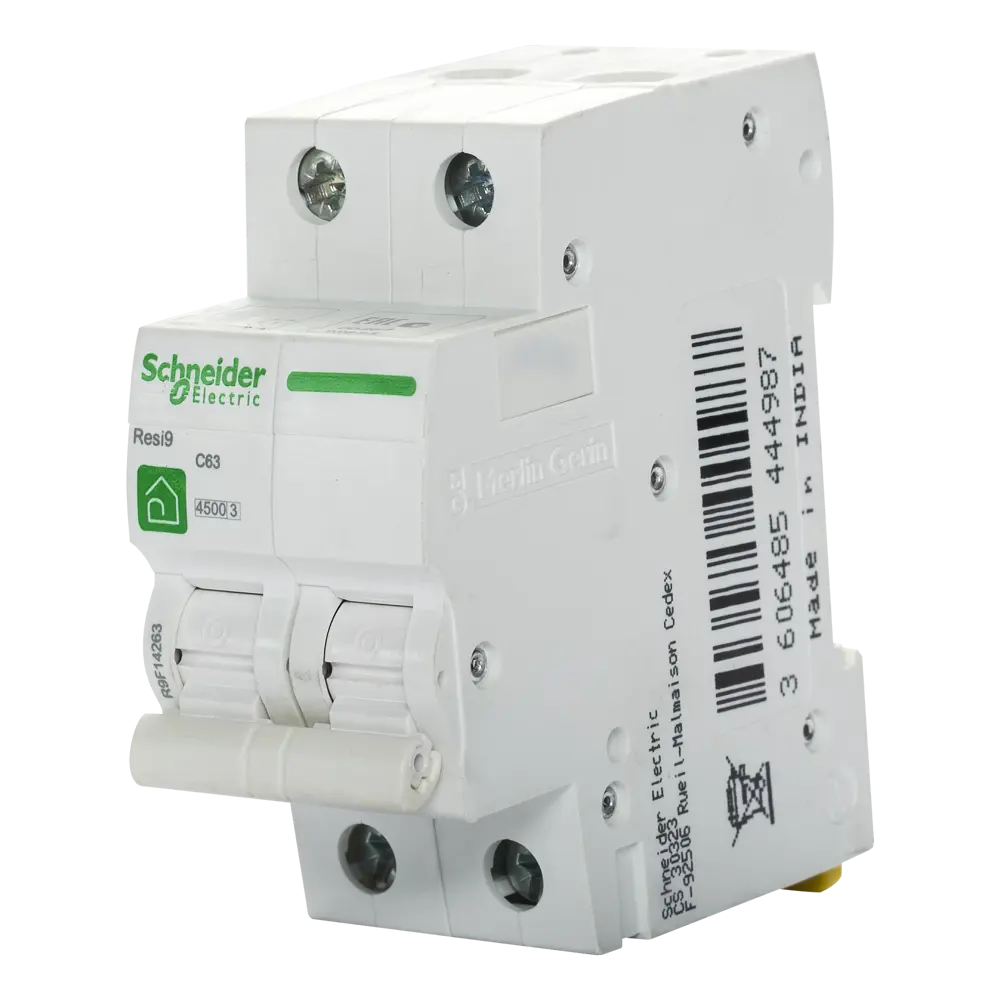 Автоматический выключатель Schneider Electric Resi9 2P C63 A 4.5 кА 16595310 STLM-2138465 