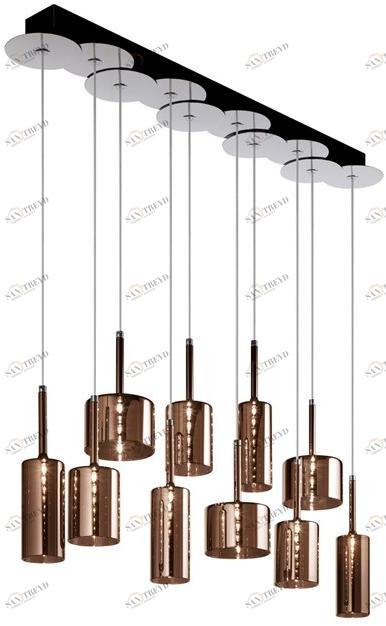 AXOLIGHT Подвесной светильник прямого света из цветного стекла Spillray sun-id-1514267