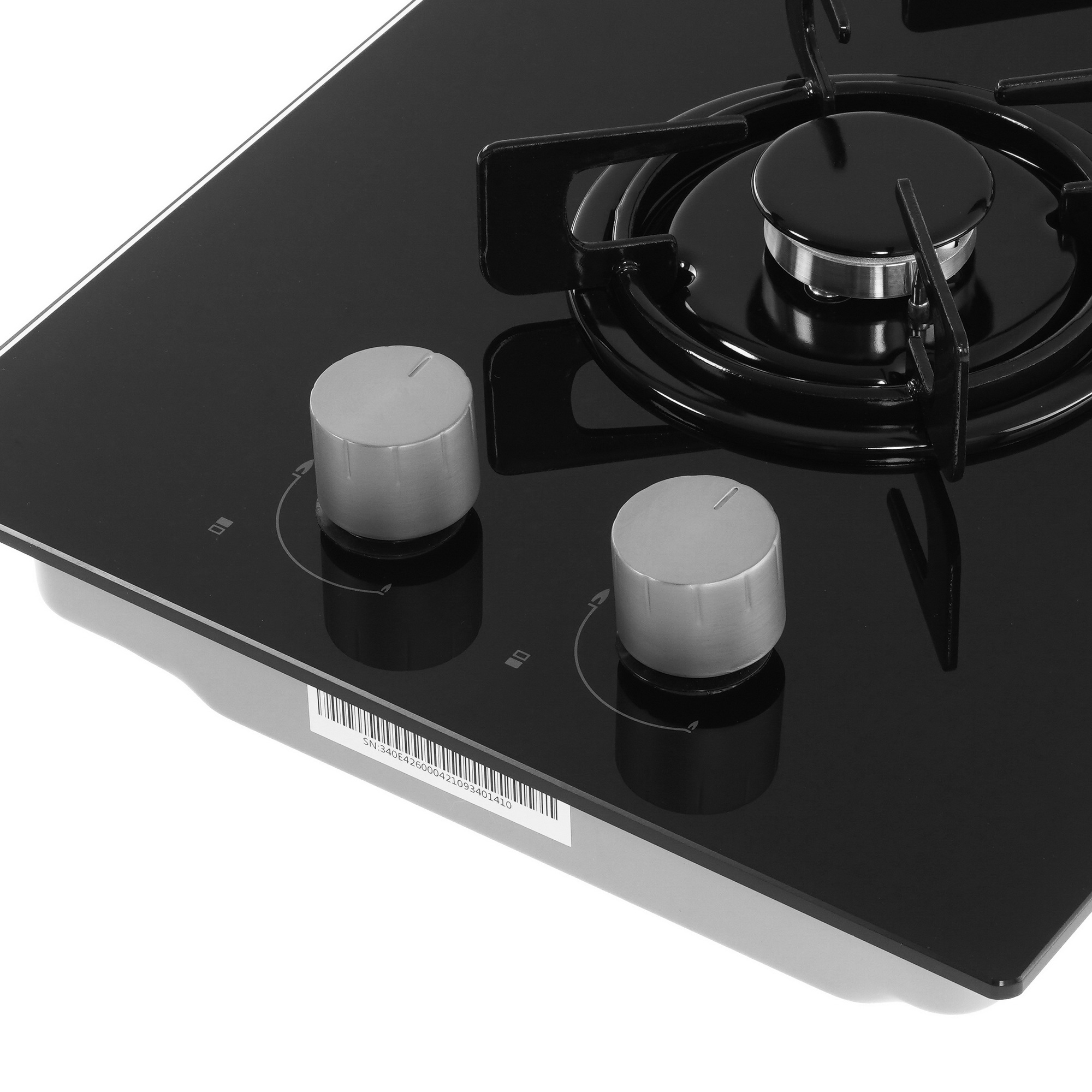 1080977 Газовая варочная поверхность DEXP 3M2GT STDN-0122005 - Вид №2