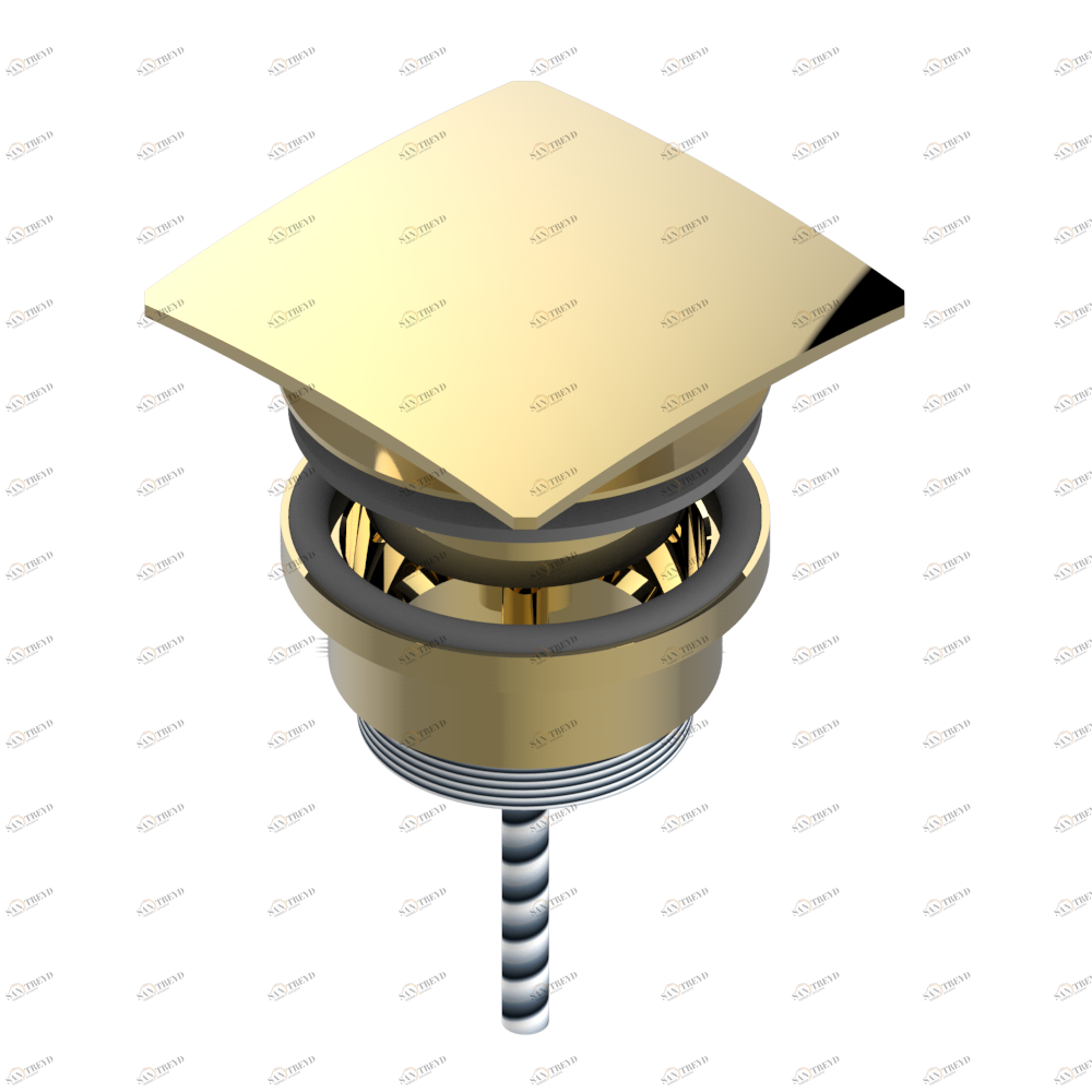 G00-316C Донный клапан квадратный CLIC-CLAC Thg-paris прочие артикулы THG Покрытие PVD золотистый цвет G00-316C CAT.F