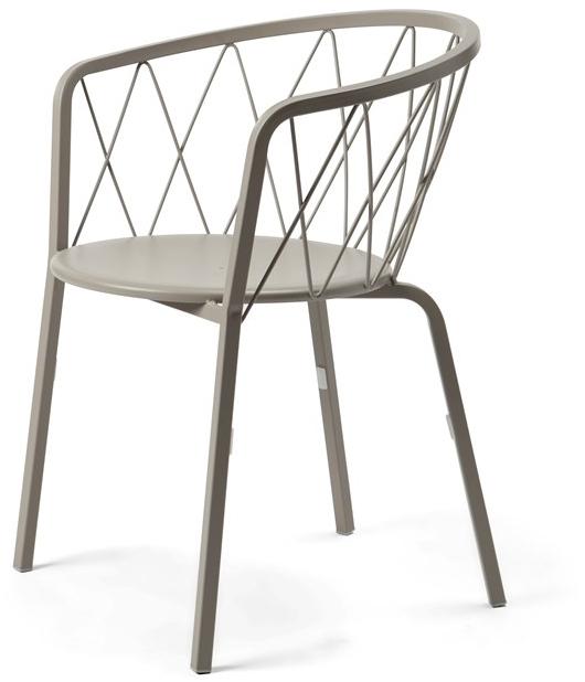 Vermobil Штабелируемый металлический садовый стул с подлокотниками Desiree De301 - Вид №5