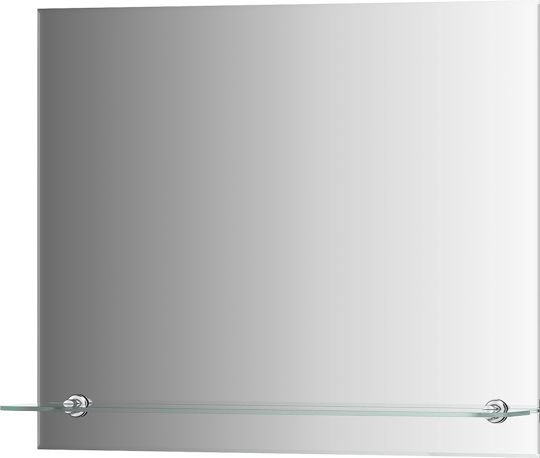 BY 0514 Зеркало с фацетом 5 mm и полочкой 60 cm EVOFORM Attractive