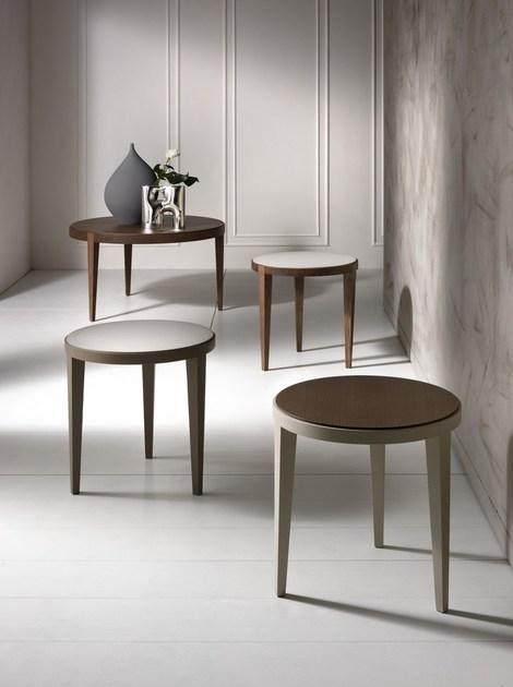 Pacini & Cappellini Низкий круглый журнальный столик Dominique 5371 - Вид №1