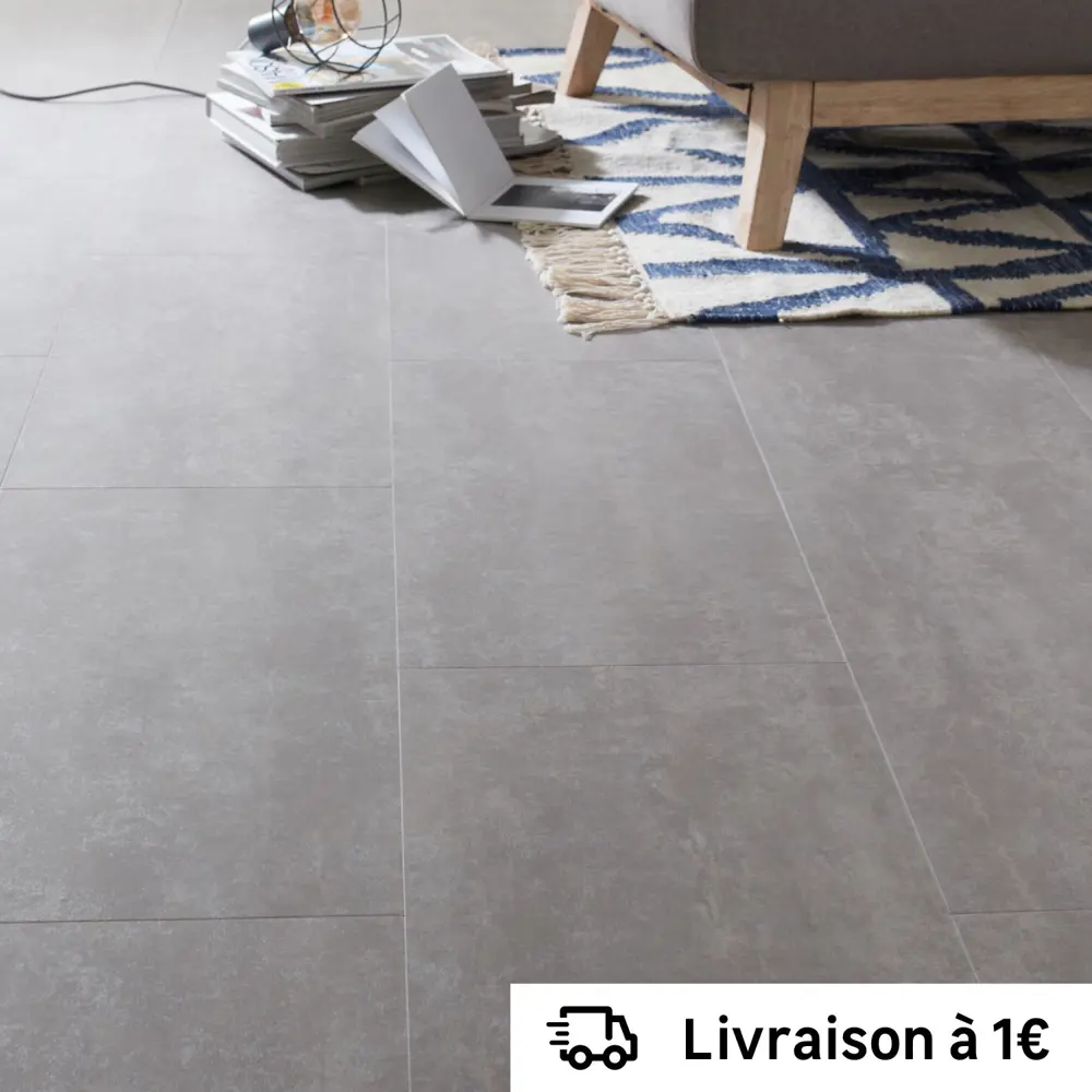 ПВХ плитка Artens Knock Silver 33 класс толщина 5 мм 1.12 м² 17591350 STLM-2009970  - Вид №9