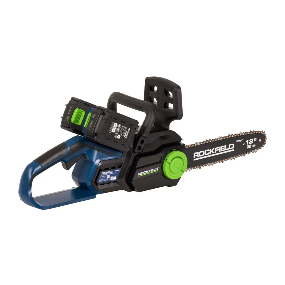 Аккумуляторная цепная пила Rockfield RF2564 с двумя батареями 4 Ач 89413580 STLM-1566831 - Вид №3