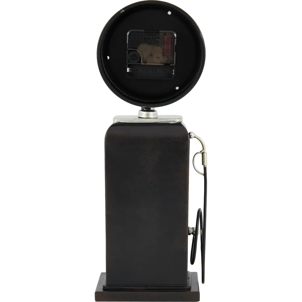 Часы настольные Dream River Бензоколонка металл цвет черно-белый ø13 см STLM-2075028 - Вид №1