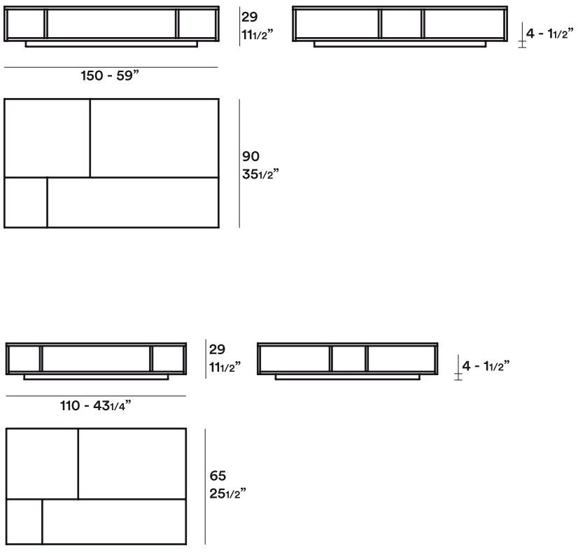 JESSE Низкий столик из дерева и стекла с журнальной стойкой sun-id-1509403 - Вид №1